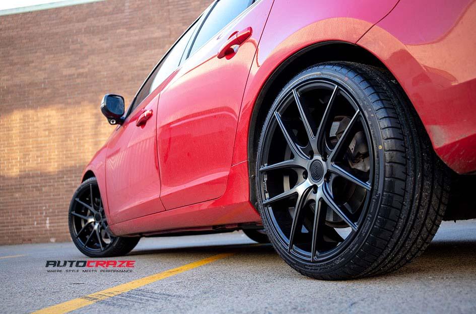 VOLVO V60 TARGA BLACK MACHINED FACE